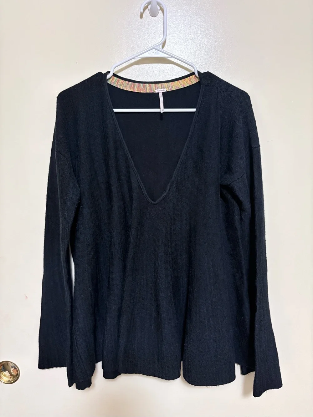 Free People Sundae Swing Back Sweater Size L
